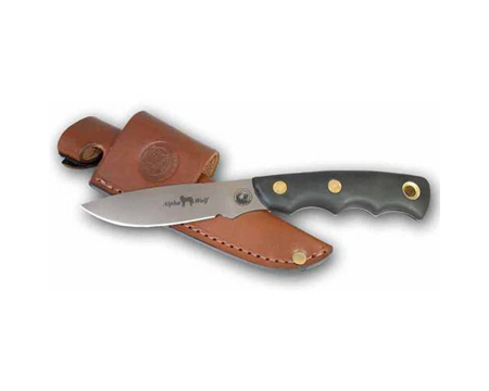 Knives Of Alaska&reg; 3.75 in. Alpha Wolf Fixed Blade Knife Drop Point D2 Bead Blasted Rubber Handle - B