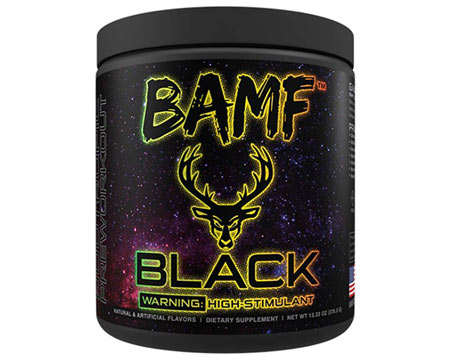 Bucked Up&reg; BAMF� Black High Stimulant Nootropic Pre-Workout - Candy Shop Sour Gumm