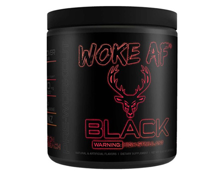 Bucked Up&reg; Woke AF Black High Stimulant Pre-Workout - Sets On The Beach