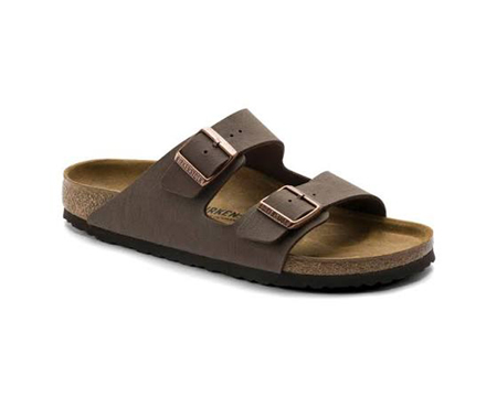 BIRKENSTOCK&reg; Women's Arizona Birkibuc Sandal - Mocha Birkibuc