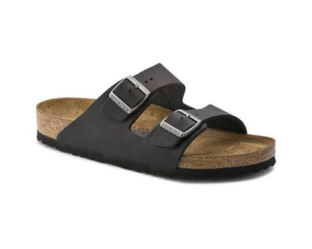 BIRKENSTOCK&reg; Women's Arizona Soft Footbed Oiled Leather - Black