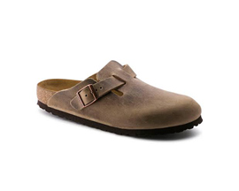 BIRKENSTOCK&reg; Women's Boston Oiled Leather - Tobacco Brown