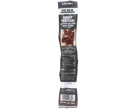 Iowa Smokehouse&reg; 2 oz. Kippered Beef Steak - Sweet Teriyaki