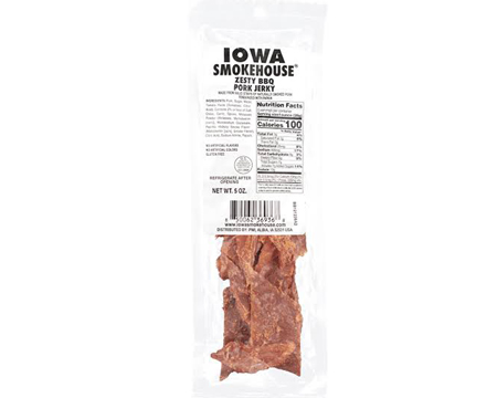 Iowa Smokehouse&reg; 5 oz. Zesty BBQ Pork Jerky