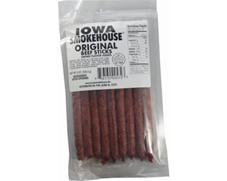 Iowa Smokehouse&reg; 8 oz. Original Beef Sticks