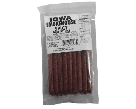 Iowa Smokehouse&reg; 8 oz. Spicy Beef Sticks