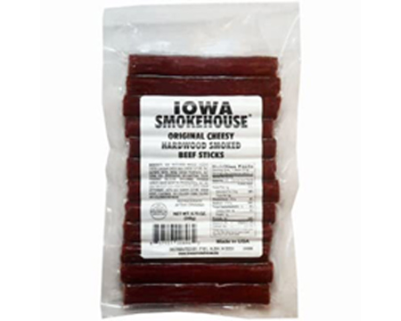 Iowa Smokehouse&reg; 8.75 oz. Original Cheesy Hardwood Smoked Beef Sticks