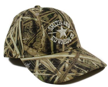 Smith & Edwards® Center Star Logo Cotton Snapback Hat - Mossy Oak® Shadow Grass Blades