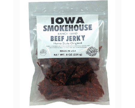 Iowa Smokehouse&reg; 8 oz. Ranch Hand Beef Jerky - Home Style Original