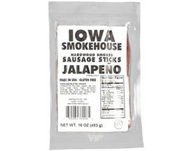 Iowa Smokehouse&reg; 16 oz. Country Style Sausage Sticks - Spicy Jalape&ntilde;o