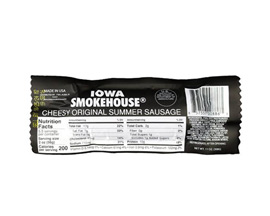 Iowa Smokehouse&reg; 11 oz. Summer Sausage - Cheesy Original