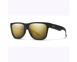 Smith Optics&reg; Lowdown Matte Black Gold Frame Polarized Sunglasses