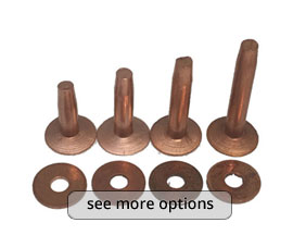Clendenin Bros® Assorted Rivets & Burrs - Copper
