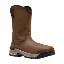 Keen&reg; Men's Flatland Pull-On Waterproof Work Carbon Toe Boot