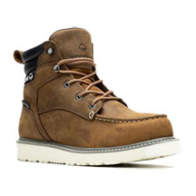 Wolverine&reg; Men's 6 in. Trade Wedge Moc-Toe Steel Work Boot - Sudan Brown