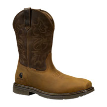 Carhartt&reg; Men's 11 in. Montana Waterproof Nano Square Toe Wellington - Light Brown