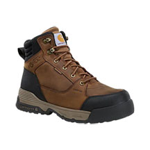 Carhartt&reg; Men's 6 in. Force HD Waterproof Composite Toe Work Boot - Bison Brown Oil Tan