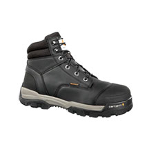 Carhartt&reg; Men's 6 in. Ground Force Waterproof Composite Toe Work Boot - Black