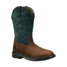 Carhartt&reg; Women's Montana Waterproof Work Boot - Teal Dark Brown