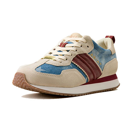 Ariat&reg; Women's Ranch Runner Shoe - Tan Suede