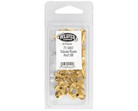 Tubular Solid Brass Rivets - Assorted