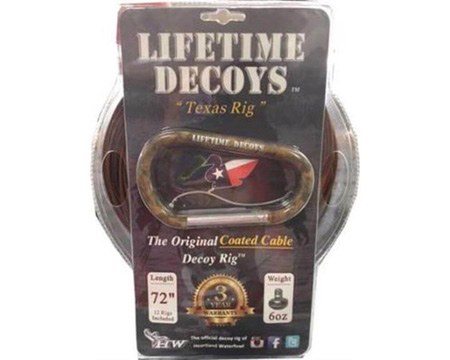 Heyday&reg; 72 in. 6 oz. Coated Cable Texas Rigs Mushroom w/ Carabiner