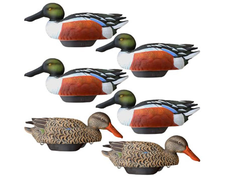 Heyday&reg; HydroFoam Shoveler Duck Decoys - 6 Pack