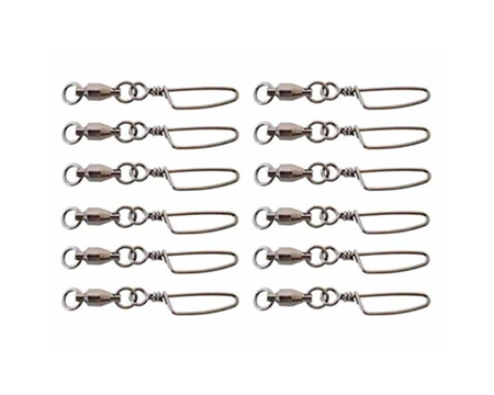 Heyday&reg; Stainless Steel Ball Bearing Swivels - 12 Count