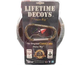 Heyday&reg; 72 in. 6 oz. Coated Cable Texas Rigs Mushroom w/ Carabiner