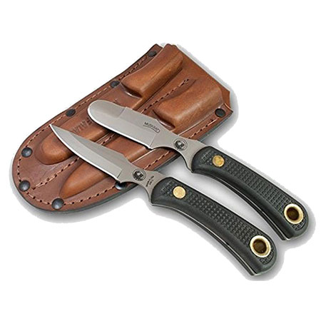 Knives Of Alaska&reg; Muskrat/Cub Bear D2 Steel Fixed Blade Knife Combo Steel Blades