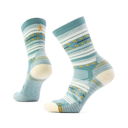 Smartwool&reg; Women's Hike Light Cush Margarita Crew - Dusty Teal