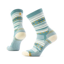 Smartwool&reg; Women's Hike Light Cush Margarita Crew - Dusty Teal