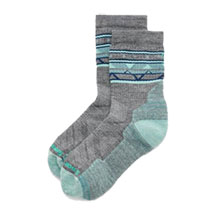 Smartwool&reg; Women's Hike Light Cushion Zig Zag Valley Mid Crew - Medium Grey