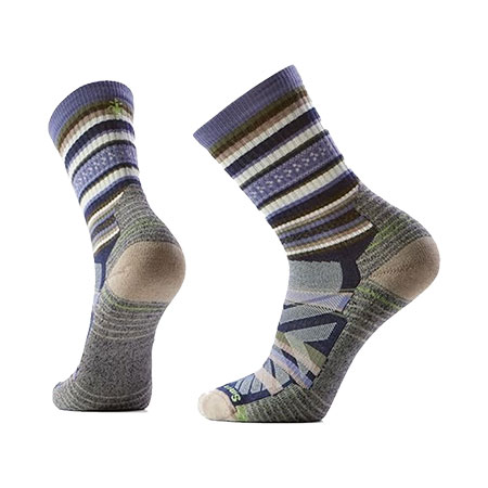 Smartwool&reg; Men's Hike Light Cushion Panorama Crew Socks - Nightfall Blue
