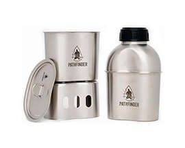 Pathfinder&reg; Stainless Steel Canteen Cooking Set