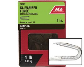 Ace® 1 lb. Galvanized Fence Staples - 1 inch