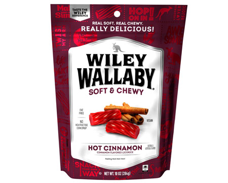 Wiley Wallaby&reg; 10 oz. Soft & Chewy Liquorice - Hot Cinnamon