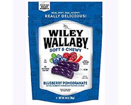 Wiley Wallaby&reg; 10 oz. Soft & Chewy Licorice - Blueberry Pomegranate