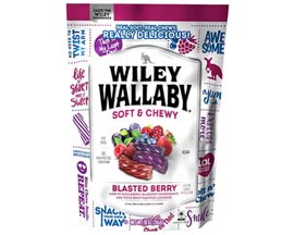 Wiley Wallaby&reg; 10 oz. Soft & Chewy Licorice - Blasted Berry