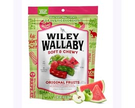 Wiley Wallaby&reg; 10 oz. Australian Style Liquorice - Original Fruits