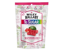 Wiley Wallaby&reg; 5.5 oz. Low Sugar Licorice Pouch - Watermelon