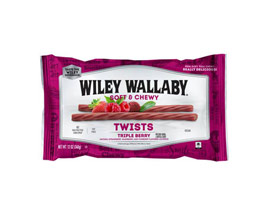 Wiley Wallaby&reg; 12 oz. Soft & Chewy Liquorice - Triple Berry