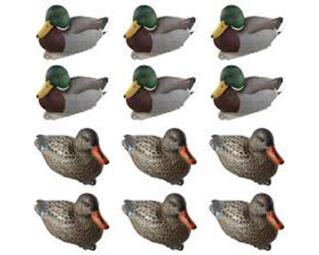 Cupped Waterfowl&reg; Outdoors Promo Mallard Duck Decoy - 12 Pack
