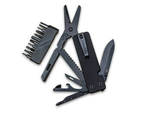 Roxon&reg; KS2 Noir Elite D2 Big Scissor Multi-Tool Knife