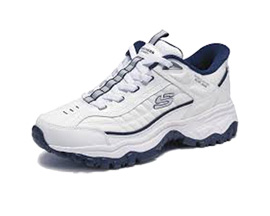 Skecher's&reg; Men's Slip-ins� E'lite Afterburn Grill Corporal - White/Navy