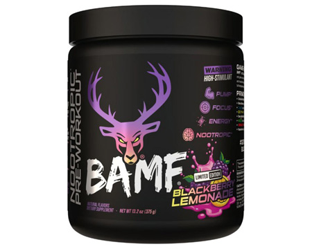 BUCKED UP&reg; BAMF� Nootropic Pre-Workout - Black Berry Lemonade