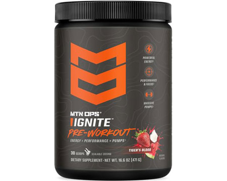 MTN OPS&reg; Ignite� 16.1 oz. Pre-Workout - Tiger's Blood