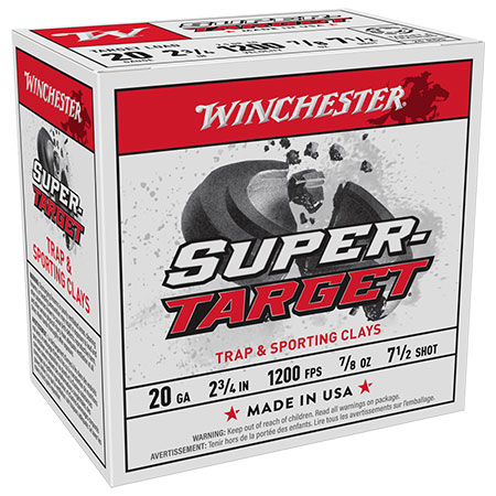 Winchester&reg; Super Target 20 GA 2 3/4" 7.5 shot