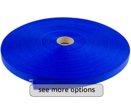 3/4" Royal Blue Nylon Webbing - Sold per Foot