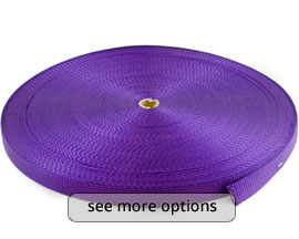 3/4" Purple Nylon Webbing - Sold per Foot